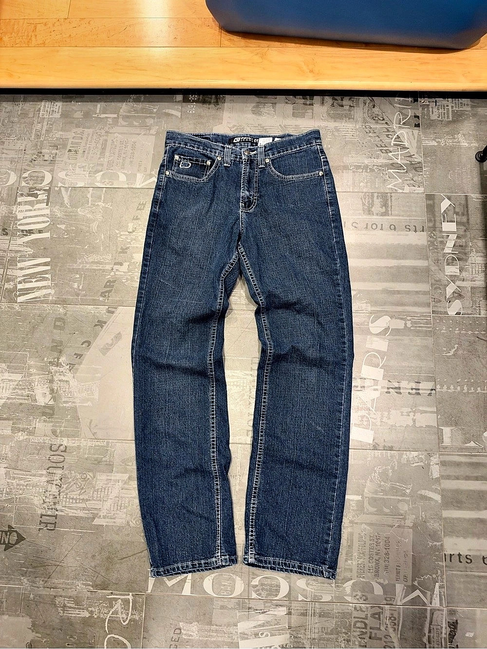 Point zero Denim straight leg jeans Blue Waist 30
